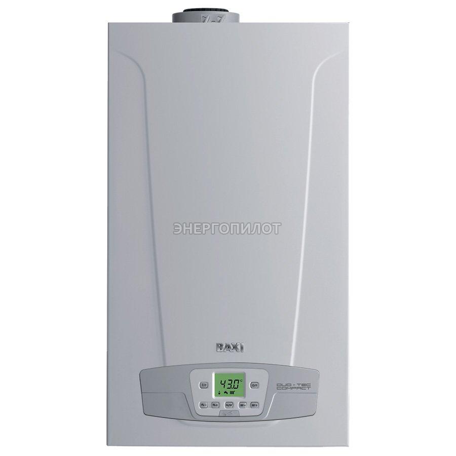 Baxi Duo-tec Compact 24 GA - настенный газовый двухконтурный конденсационный котел. 24 кВт.