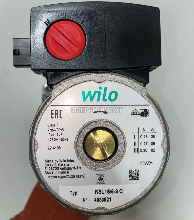 Циркуляционный насос Wilo KSL 15/5-3C