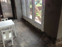 Окно до пола до установки конвектора